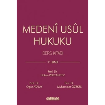 Medeni Usul Hukuku Ders Kitabı Hakan Pekcanıtez