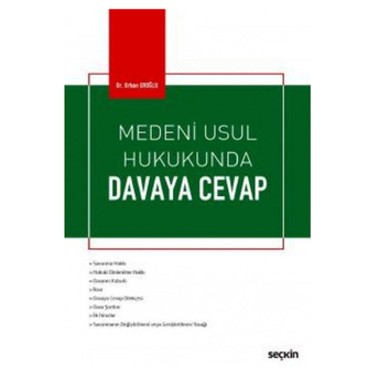 Medeni Usul Hukukunda Davaya Cevap Orhan Eroğlu