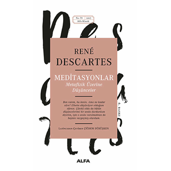 Meditasyonlar Rene Descartes