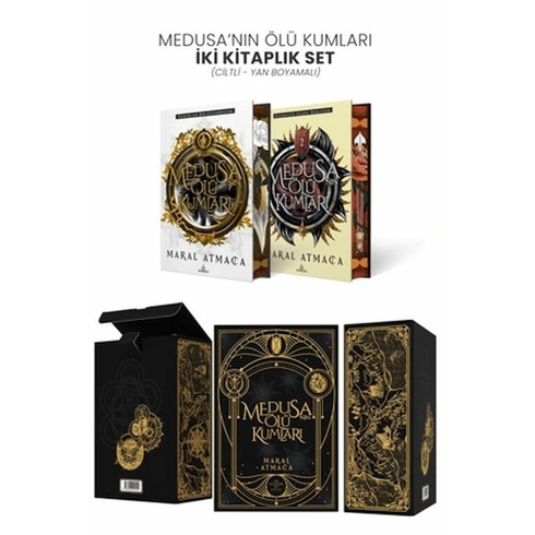 Medusa'nın Ölü Kumları Iki Kitaplık Set (Ciltli Özel Baskı) Maral Atmaca