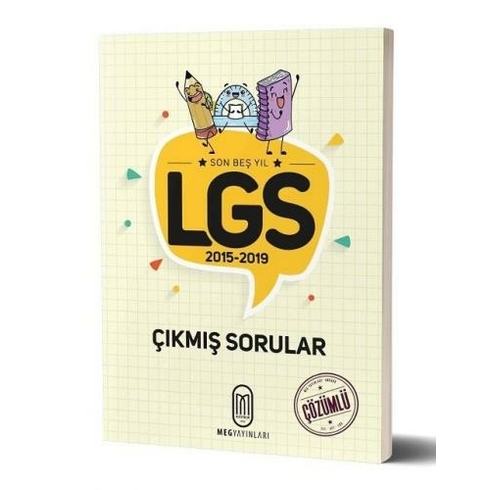 Meg Lgs Son 5 Yıl Çözümlü Çıkmış Sorular-2015-2019-Yeni