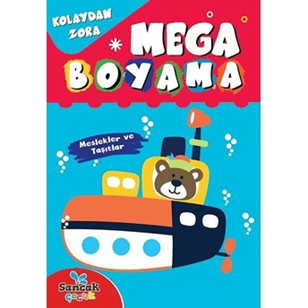 Mega Boyama - Meslekler Ve Taşıtlar