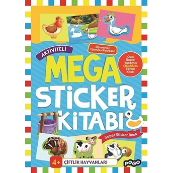 Mega Sticker Çiftlik Hayvanları Kolektif