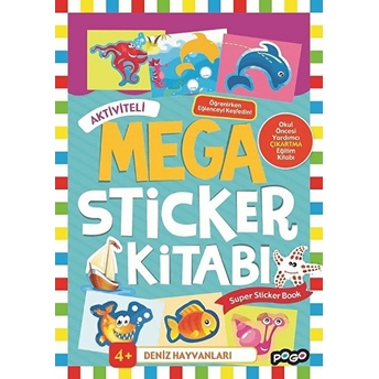 Mega Sticker Deniz Hayvanları Kolektif