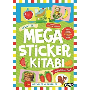 Mega Sticker Meyveler Ve Sebzeler Kolektif