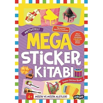 Mega Sticker Müzik Ve Müzik Aletleri Kolektif