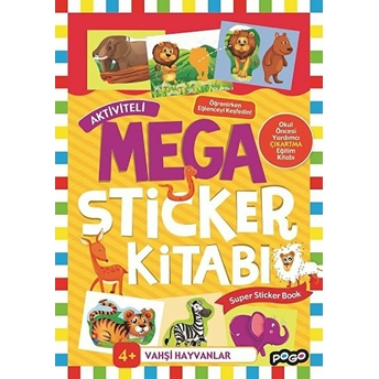 Mega Sticker Vahşi Hayvanlar Kolektif