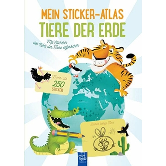 Mein Sticker-Atlas: Tiere Der Erde Kolektif