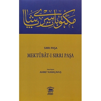 Mektubat-I Sırrı Paşa Giritli Sırrı Paşa