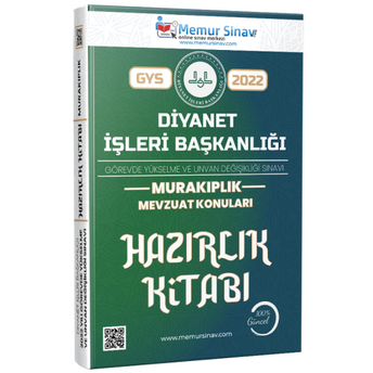 Memur Sınav 2022 Diyanet Işleri Başkanlığı Murakıplık Mevzuat Konuları Konu Anlatımlı Hazırlık Kitabı Görevde Yükselme Komisyon