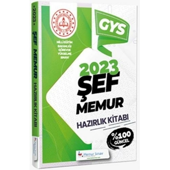 Memur Sınav 2023 Gys Meb Şef Memur Hazırlık Kitabı Komisyon