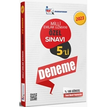 Memur Sınav 2023 Milli Emlak Uzmanı Özel Sınavı 5'Li Deneme Komisyon