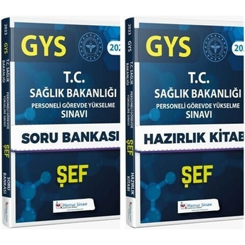 Memur Sınav 2023 Sağlık Bakanlığı Şef Gys Soru Bankası Ve Hazırlık Kitabı Seti Komisyon