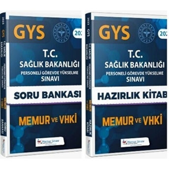 Memur Sınav 2023 Sağlık Bakanlığı Vhki Memur Gys Soru Bankası Ve Hazırlık Kitabı Seti Komisyon