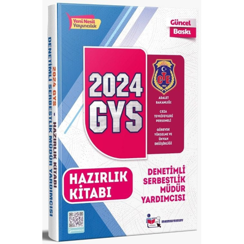 Memur Sınav 2024 Gys Adalet Bakanlığı Ceza Tevkifevleri Denetimli Serbestlik Müdür Yardımcısı Sınavı Konu Anlatımlı Hazırlık Kitabı Komisyon