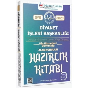 Memur Sınav Gys Diyanet Başkanlığı Din Hizmetleri Uzmanlığı Alan Konuları Hazırlık Kitabı Komisyon