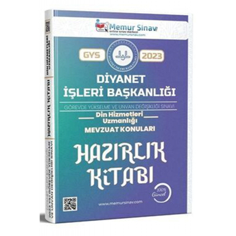 Memur Sınav Gys Diyanet Başkanlığı Din Hizmetleri Uzmanlığı Mevzuat Konuları Hazırlık Kitabı Komisyon