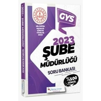 Memur Sınav Yayınları 2023 Gys Meb Milli Eğitim Bakanlığı Şube Müdürü Soru Bankası Görevde Yükselme Komisyon