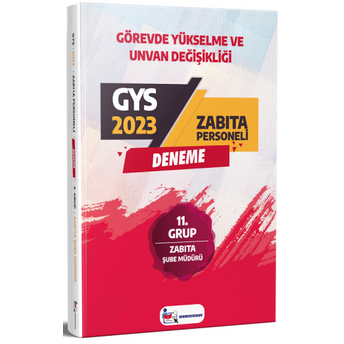 Memur Sınav Yayınları 2023 Gys Yerel Yönetimler Zabıta Şube Müdürü 11. Grup Deneme Komisyon