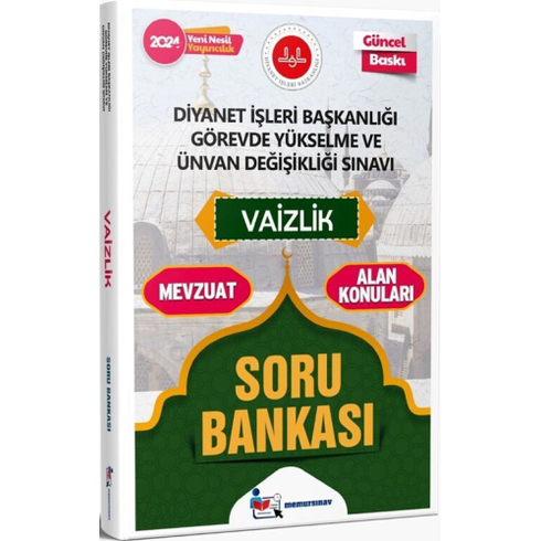 Memur Sınav Yayınları 2024 Diyanet Işleri Başkanlığı Gys Ve Uds Vaizlik Soru Bankası Komisyon