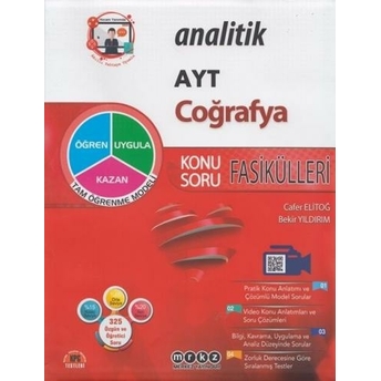 Merkez Yayınları Ayt Analitik Coğrafya Konu Soru Fasikülleri Cafer Elitoğ