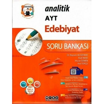 Merkez Yayınları Ayt Edebiyat Analitik Soru Bankası Asaf Akad