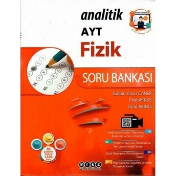 Merkez Yayınları Ayt Fizik Analitik Soru Bankası Komisyon