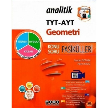 Merkez Yayınları Tyt Ayt Geometri Analitik Konu Analtımlı Soru Bankası Adem Kıraç