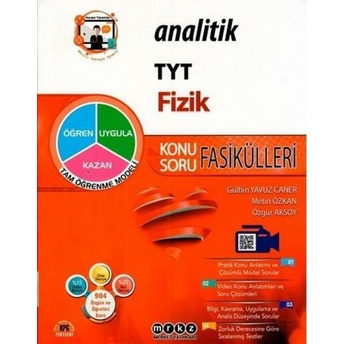 Merkez Yayınları Tyt Fizik Analitik Konu Anlatımlı Soru Bankası Fasiküllleri Gülbin Yavuz Caner