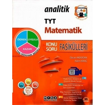 Merkez Yayınları Tyt Matematik Analitik Konu Soru Fasikülleri Adem Kıraç