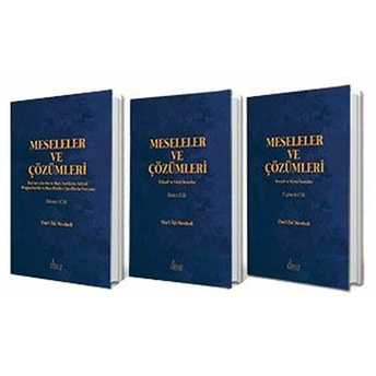 Meseleler Ve Çözümleri (3 Kitap Takım)