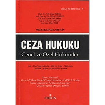 Meslek Sınavları Için Ceza Hukuku