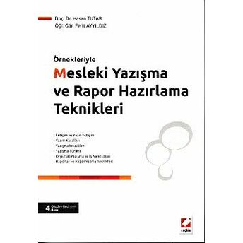 Mesleki Yazışma Ve Rapor Hazırlama Teknikleri Hasan Tutar-Ferit Ayyıldız