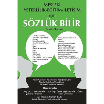 Mesleki Yeterlilik Eğitim Iletişim Için Sözlük Bilir - F. Pervin Bilir