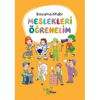 Meslekleri Öğrenelim Boyama Kitabı