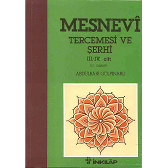 Mesnevi Tercümesi 3-4 Abdülbaki Gölpınarlı