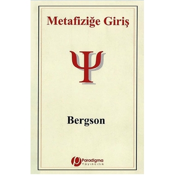 Metafiziğe Giriş Henri Bergson