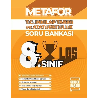 Metafor Yayıncılık 8. Sınıf Inkılap Tarihi Ve Atatürkçülük Soru Bankası