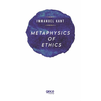 Metaphysics Of Ethics Immanuel Kant