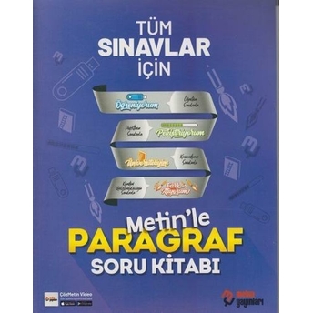 Metin Yayınları Tüm Sınavlar Için Metinle Paragraf Soru Kitabı Komisyon