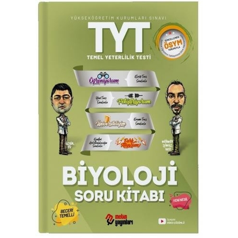 Metin Yayınları Tyt Biyoloji Soru Bankası