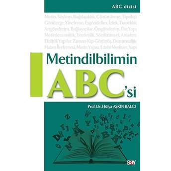 Metindilbilimin Abc’si Hülya Aşkın Balcı