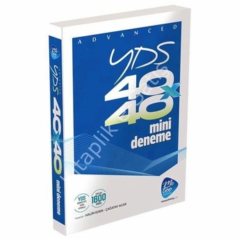 Metoo Publishing Yds 40X40 Mini Deneme Halim Eden