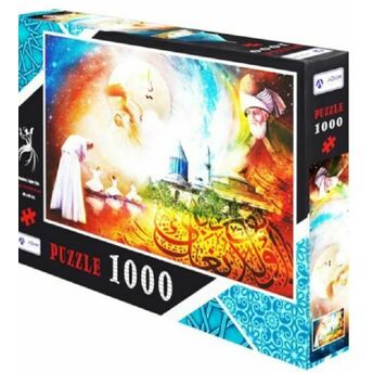 Mevlana Aşkın Yolu 1000 Parça Puzzle 48X68 Cm