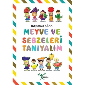 Meyve Ve Sebzeleri Tanıyalım Boyama Kitabı