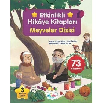 Meyveler Dizisi - Etkinlikli Hikaye Kitapları (4 Kitap Takım) Pınar Altun, Yusuf Altun