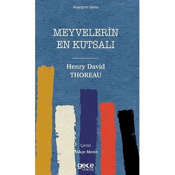 Meyvelerin En Kutsalı Henry David Thoreau