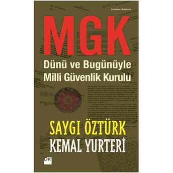 Mgk Dünü Bugünüyle Milli Güvenlik Kurulu Saygı Öztürk