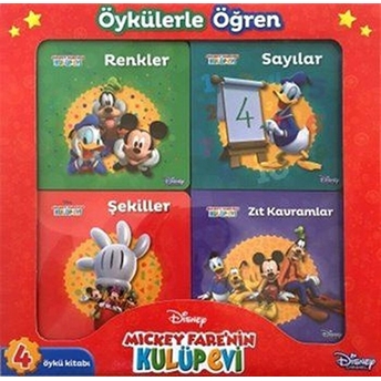 Mickey Fare’nin Kulüpevi Öykülerle Öğren (4 Kitap - Ciltli) Kolektif