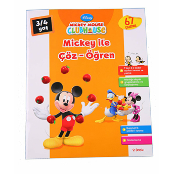 Mickey Ile Çöz Öğren (3-4 Yaş) Kolektif